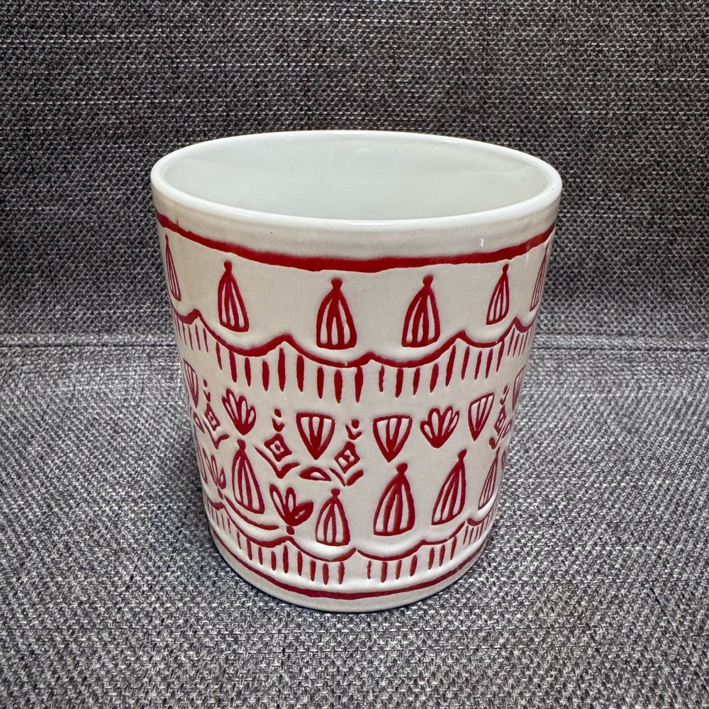 Opalhouse Mug Embossed Textured Cup Red - Picture 2 of 5
